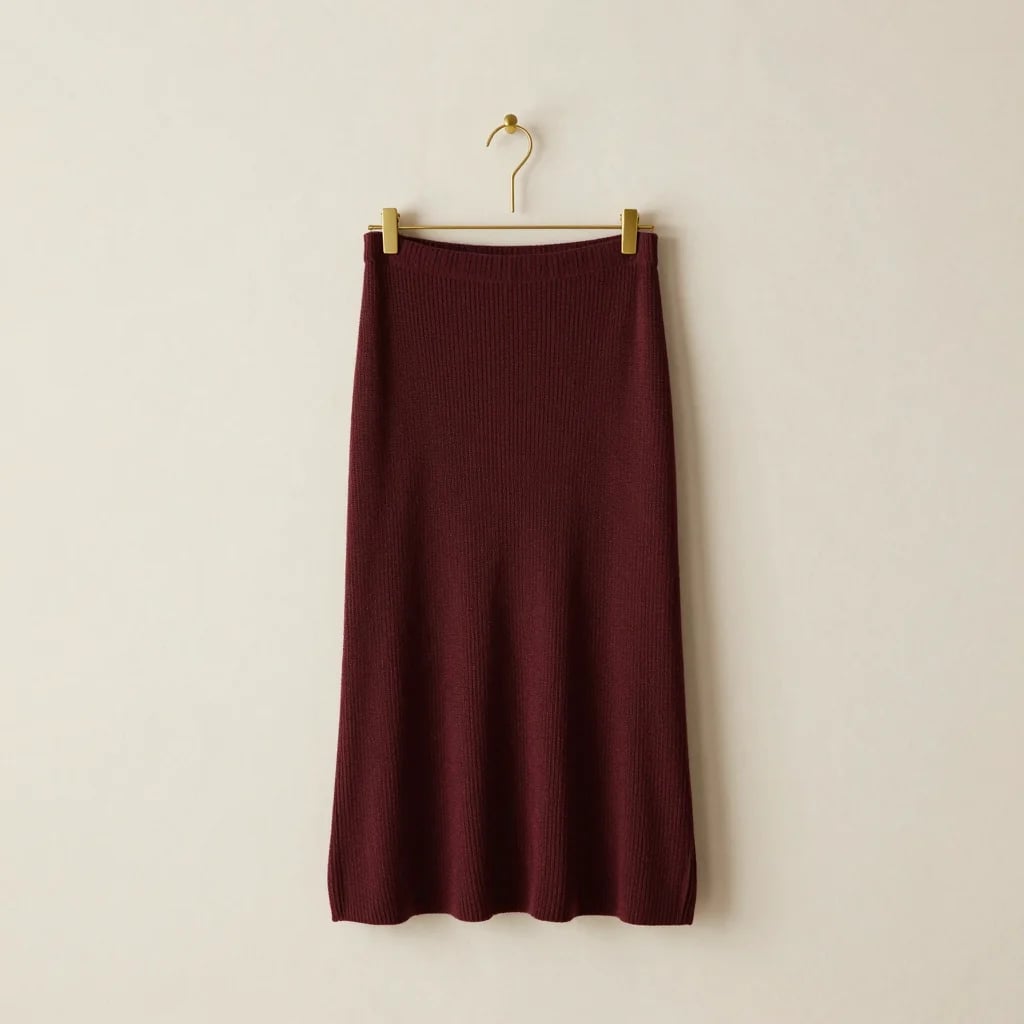Merlot Knit Skirt