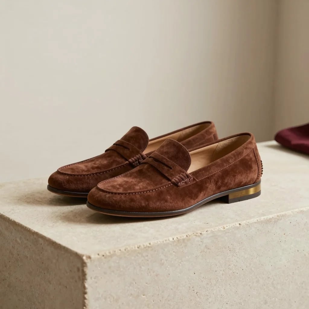 Sand Slip-On Loafers