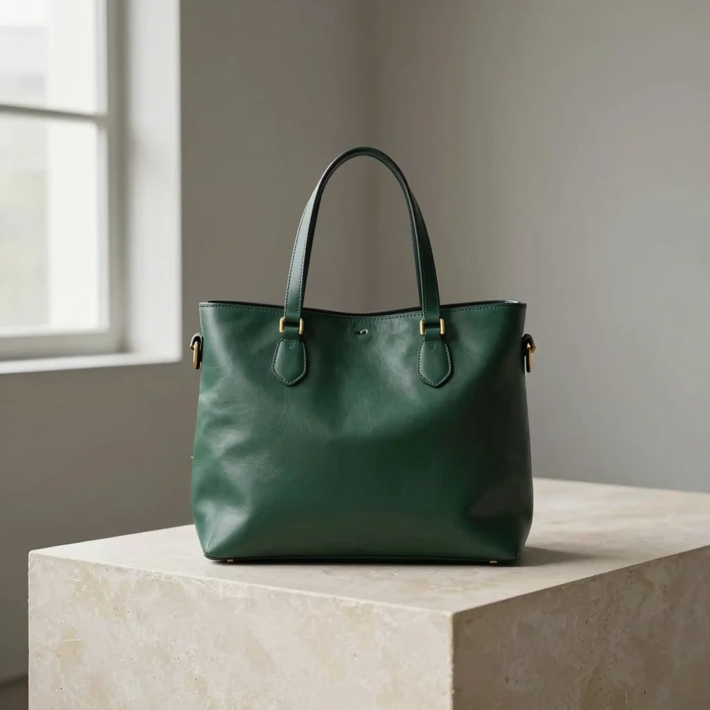 Forest Green Tote Bag